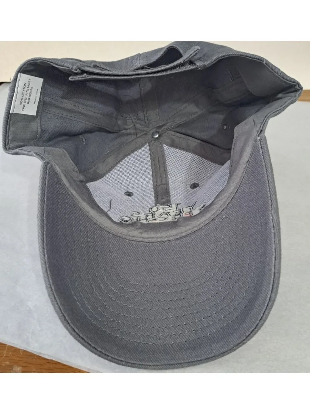 NRA 150 Years Strong OSFA Gray Baseball Hat Cap Adjustable Strap National Rifle